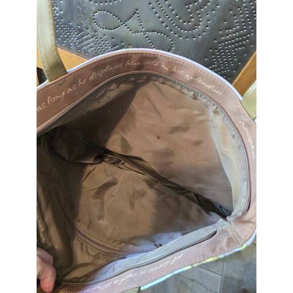 Vintage Hautman Brothers Equestrian Horses Large Nylon Tote Bag - Picture 4 of 5